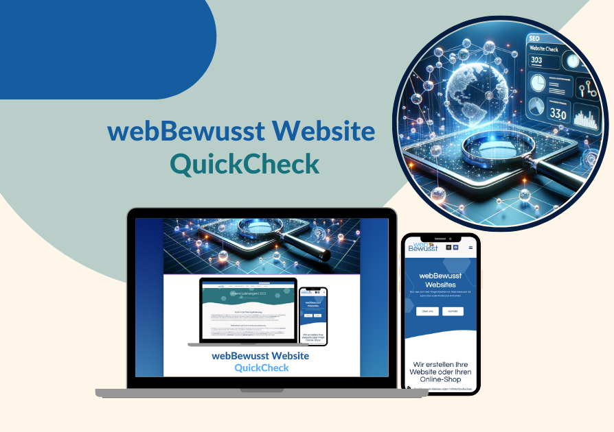 webBewusst Website QuickCheck - Pop-up