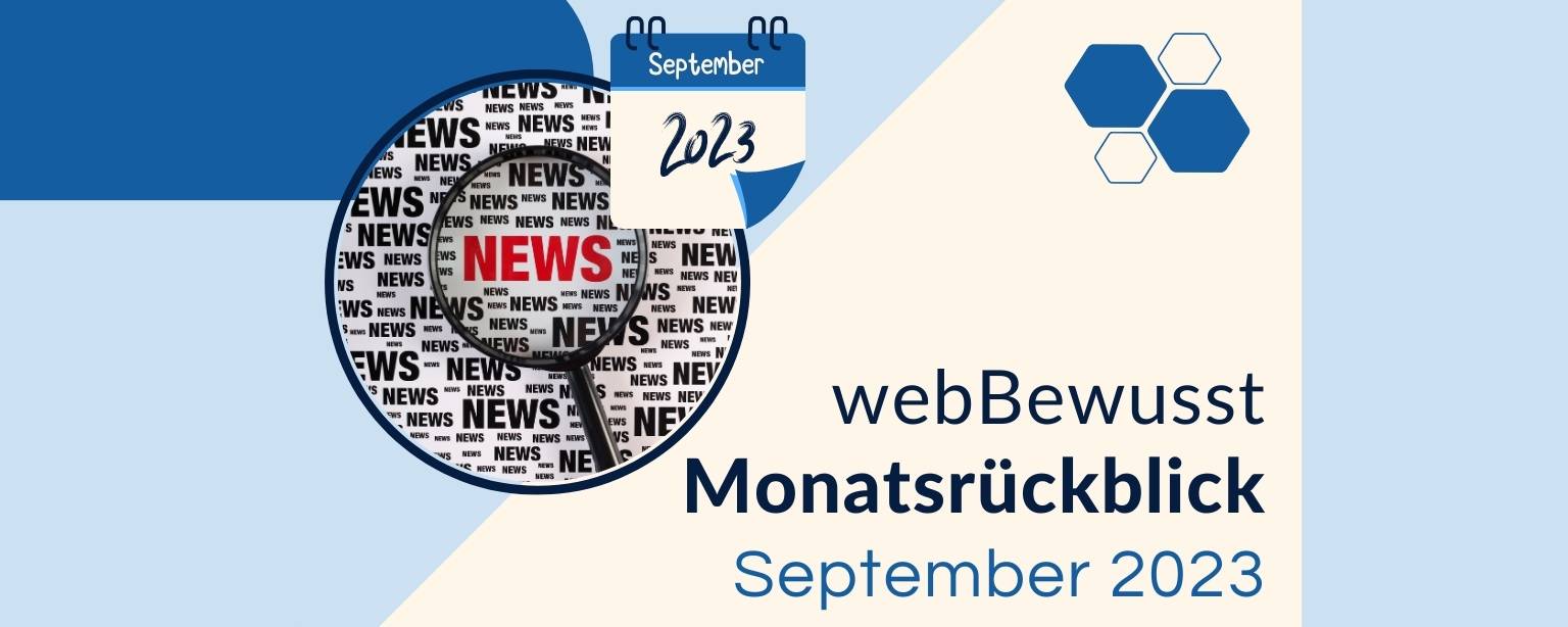webBewusst Monatsrückblick September 2023